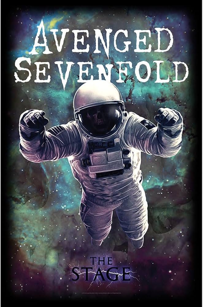 Amazon.com: Avenged Sevenfold The Stage Textile Poster Flag